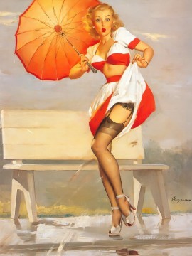 bee - I ve Been Spotted 1949 by Gil Elvgren pin up